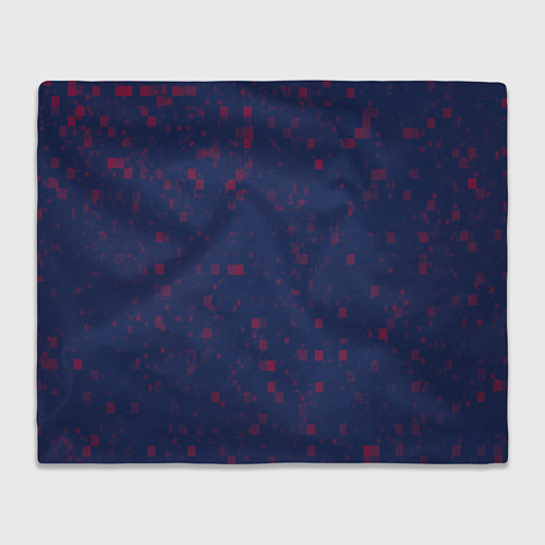 Плед Color red squares / 3D-Велсофт – фото 1