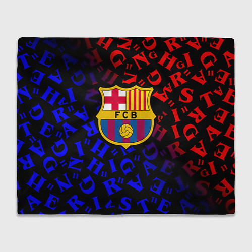 Плед Barcelona градиент символы / 3D-Велсофт – фото 1