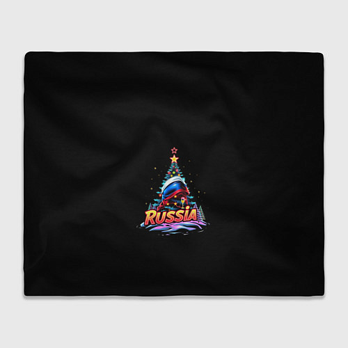 Плед Ёлка компания / 3D-Велсофт – фото 1