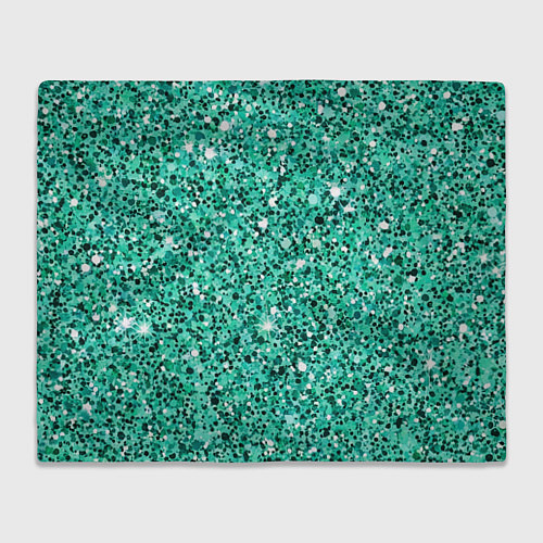 Плед Нефритовый зелёный текстура крошки крапинки / 3D-Велсофт – фото 1