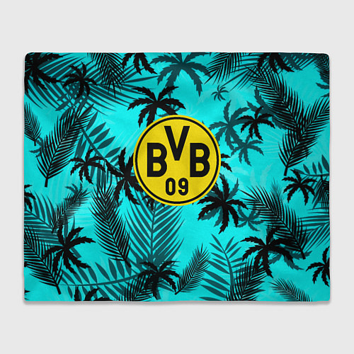 Плед Borussia неоновые тропики гта / 3D-Велсофт – фото 1