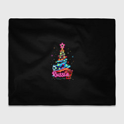 Плед флисовый Christmas tree gifts, цвет: 3D-велсофт