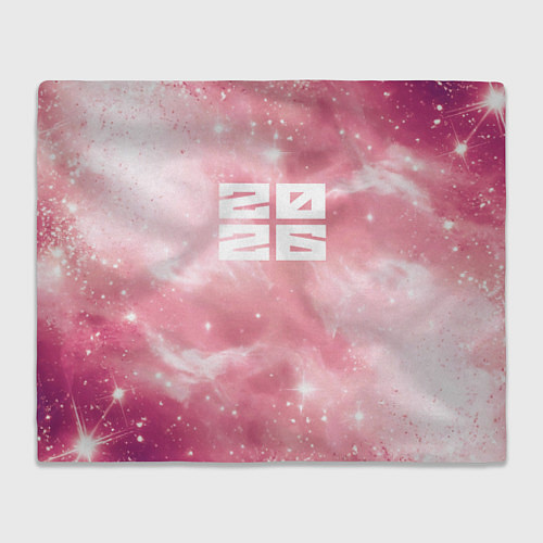 Плед 2026 розовая дымка / 3D-Велсофт – фото 1