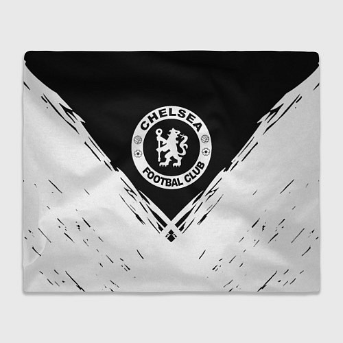 Плед Челси белые краски / 3D-Велсофт – фото 1