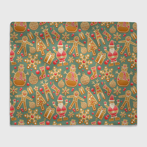 Плед Имбирные пряники / 3D-Велсофт – фото 1