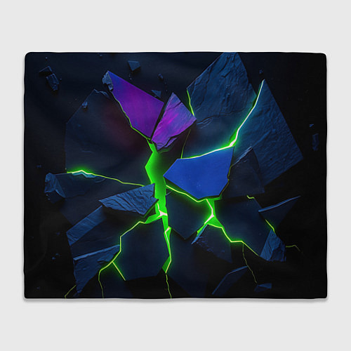 Плед Neon tile / 3D-Велсофт – фото 1