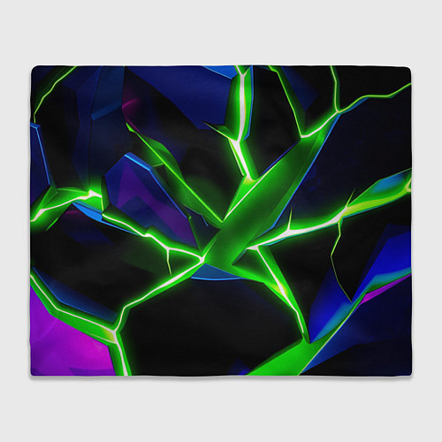 Плед Green glow / 3D-Велсофт – фото 1