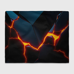 Плед флисовый Breaking block, цвет: 3D-велсофт