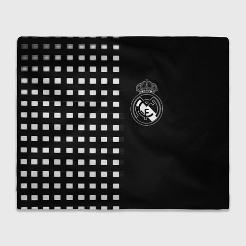 Плед Real Madrid клетка / 3D-Велсофт – фото 1