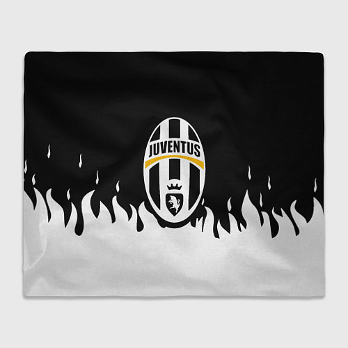 Плед Juventus белый огонь / 3D-Велсофт – фото 1