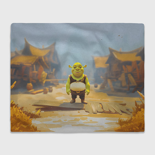 Плед Шрек в деревне / 3D-Велсофт – фото 1