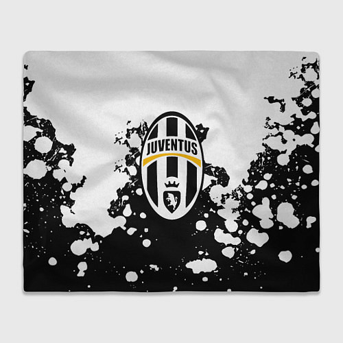Плед Juventus белые краски текстура / 3D-Велсофт – фото 1