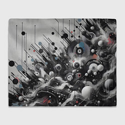 Плед Абстрактный паттерн - нейроарт фантазия