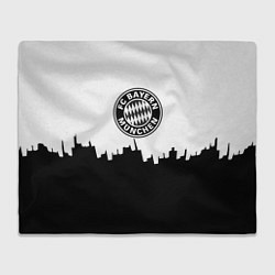 Плед флисовый Bayern Mnchen пиксели, цвет: 3D-велсофт