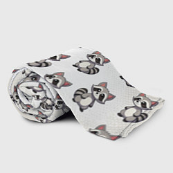 Плед флисовый Много енотов, цвет: 3D-велсофт — фото 2