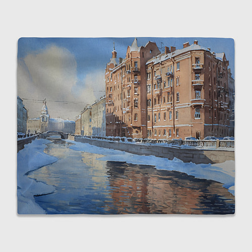 Плед Зимний Санкт-Петербург / 3D-Велсофт – фото 1