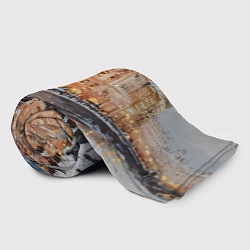 Плед флисовый Новогодняя елка в Питере, цвет: 3D-велсофт — фото 2