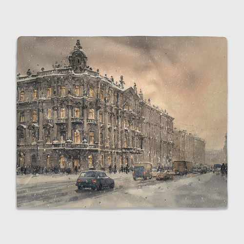 Плед Зима в Санкт-Петербурге / 3D-Велсофт – фото 1