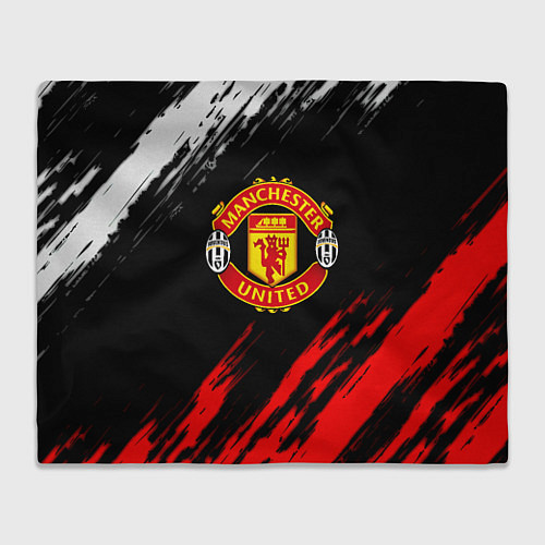 Плед Манчестер Юнайтед x Ювентус краски / 3D-Велсофт – фото 1