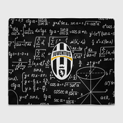 Плед флисовый Ювентус физика символы, цвет: 3D-велсофт