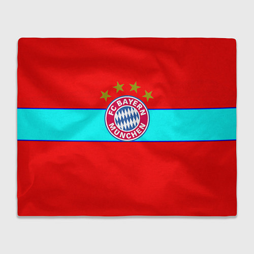 Плед Бавария Мюнхен полосы линии / 3D-Велсофт – фото 1