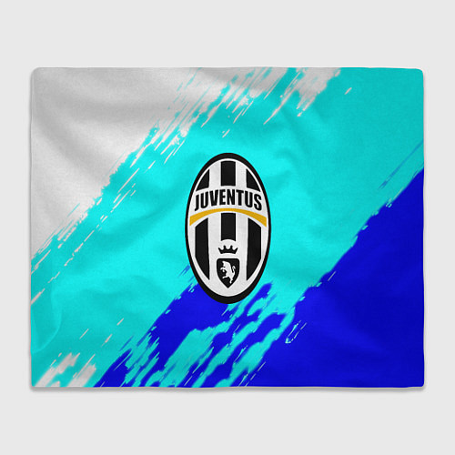 Плед Ювентус краски штрихи текстура / 3D-Велсофт – фото 1