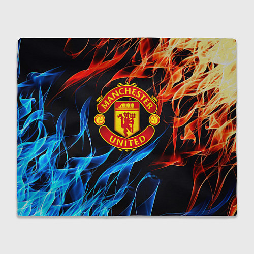 Плед Манчестер Юнайтед огонь битва / 3D-Велсофт – фото 1