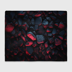 Плед флисовый Камни, цвет: 3D-велсофт