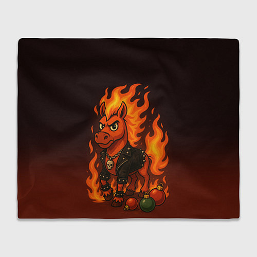 Плед Огненный конь 26 / 3D-Велсофт – фото 1