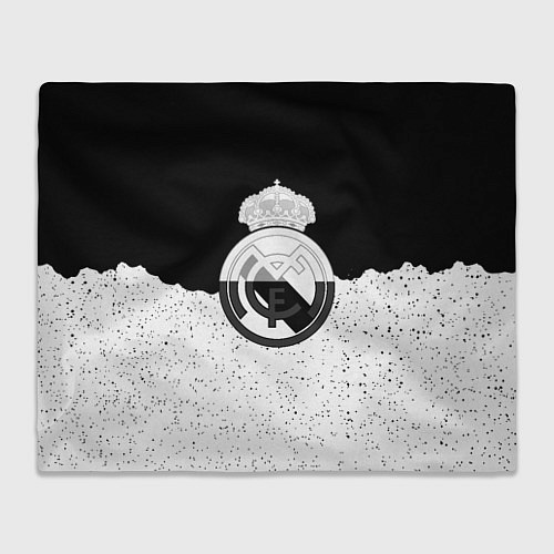 Плед Реал Мадрид лого ночь текстура / 3D-Велсофт – фото 1