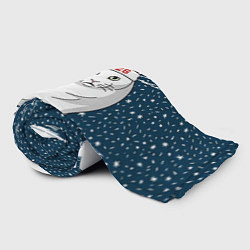 Плед флисовый Кот Бендер - 2026, цвет: 3D-велсофт — фото 2