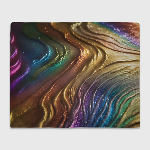 Плед Сморщенные складочки жидкости / 3D-Велсофт – фото 1