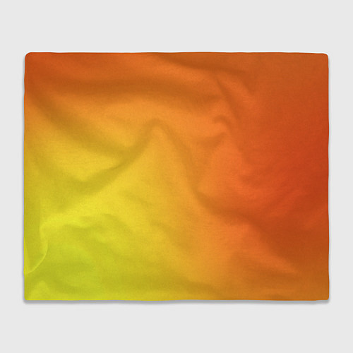 Плед Color orange red / 3D-Велсофт – фото 1