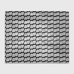 Плед флисовый Символы валькнут как защитная кольчуга, цвет: 3D-велсофт