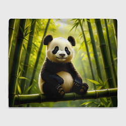 Плед флисовый Бамбуковый хранитель, цвет: 3D-велсофт