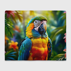 Плед Сине-жёлтый ара