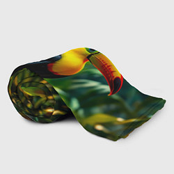 Плед флисовый Тукан на ветке, цвет: 3D-велсофт — фото 2