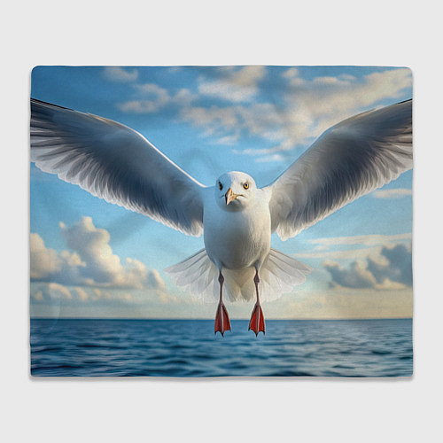 Плед Чайка над волной / 3D-Велсофт – фото 1