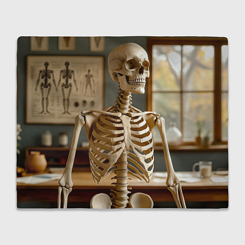 Плед Анатомический скелет / 3D-Велсофт – фото 1