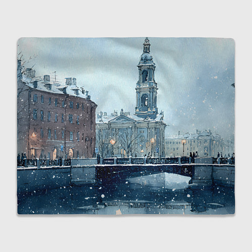 Плед Зимний Питер / 3D-Велсофт – фото 1