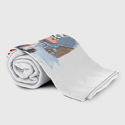 Плед флисовый Сердитая лошадь 2026, цвет: 3D-велсофт — фото 2