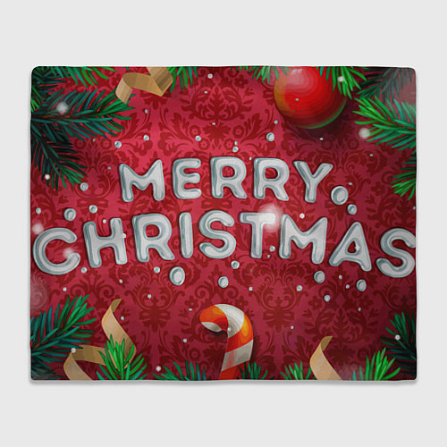 Плед Счастливого Рождества / 3D-Велсофт – фото 1