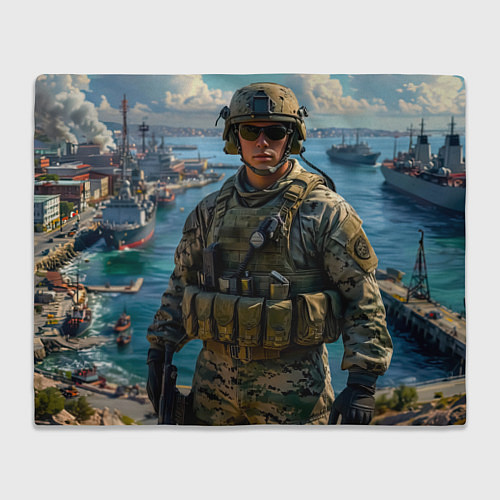 Плед Страж морской гавани / 3D-Велсофт – фото 1