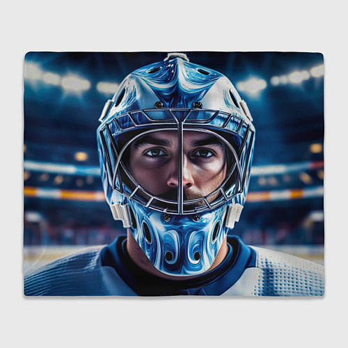 Плед Взгляд вратаря / 3D-Велсофт – фото 1