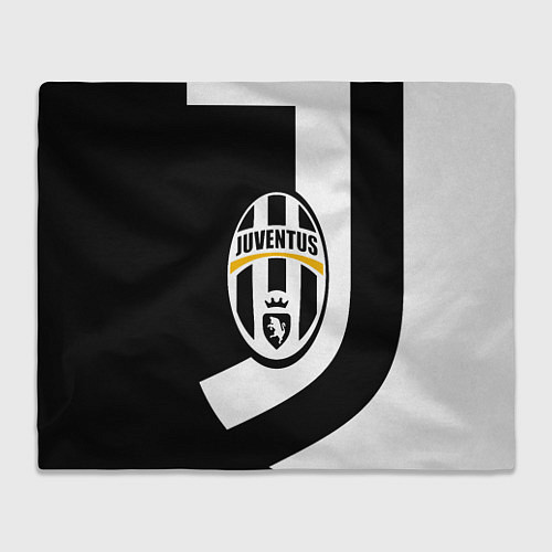 Плед Ювентус полосы спорт линии / 3D-Велсофт – фото 1