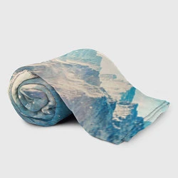 Плед флисовый Горы, цвет: 3D-велсофт — фото 2