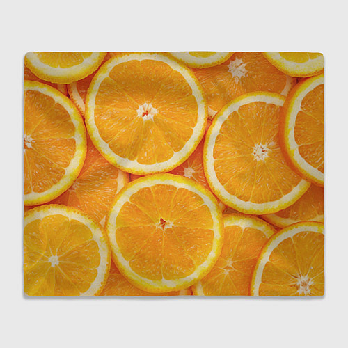 Плед Апельсин / 3D-Велсофт – фото 1