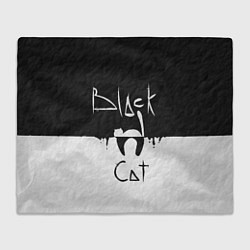 Плед флисовый Black cat, цвет: 3D-велсофт