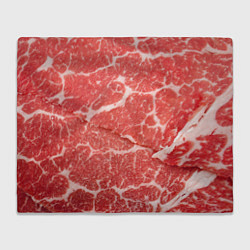 Плед флисовый Кусок мяса, цвет: 3D-велсофт