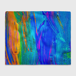 Плед флисовый Разводы, цвет: 3D-велсофт
